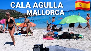 🇪🇸 One of the most popular beaches from Mallorca 🏖 SPAIN | Beach walk in Cala Agulla | 4K