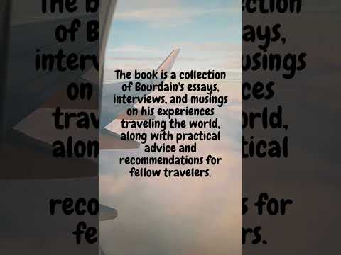 World Travel | Anthony Bourdain and Laurie Woolever | Non-Fiction | Recommendation | L_I_E#shorts