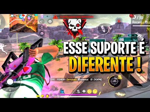 UM DOS MELHORES SUPORTE MOBILE😤IPhone XR FREE FIRE HIGHLIGHTS