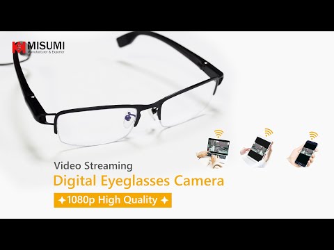 Digital Eyeglasses Camera with 1080p High Quality Resolution.