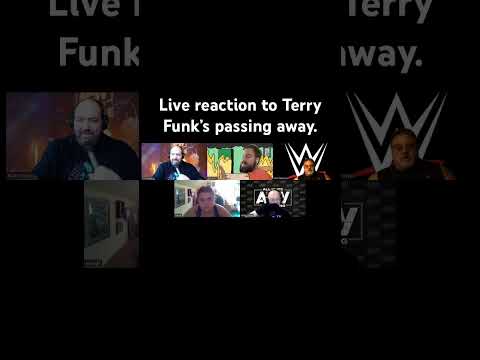 Mandy broke the news about the passing of Terry Funk to us as we were closing the show yesterday.