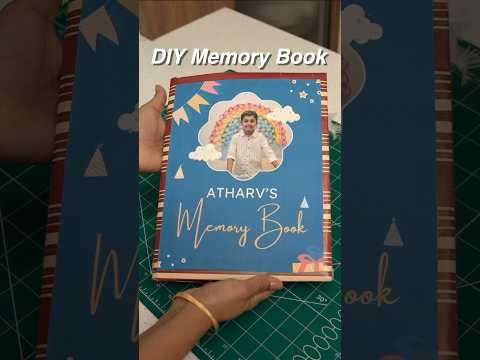 DIY Memory Book to Preserve Precious Memories 📕✨ #simplifyyourspace #shorts