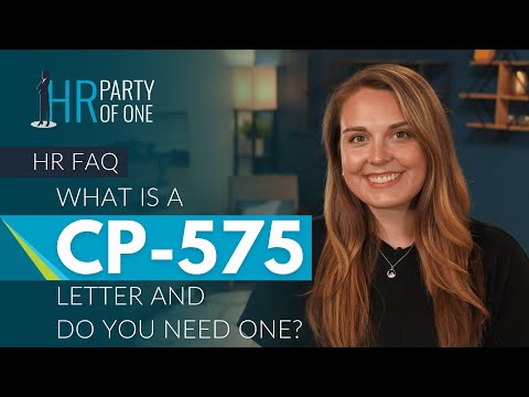 What is a CP-575 Letter and Do You Need One?