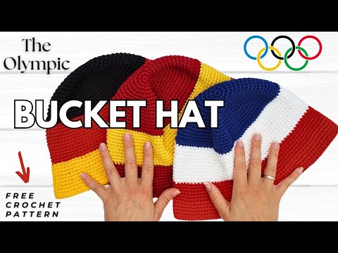 Crochet Your Own 2024 Olympics Bucket Hat | FREE PATTERN