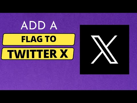 How to Add a Flag to Profile in Twitter X