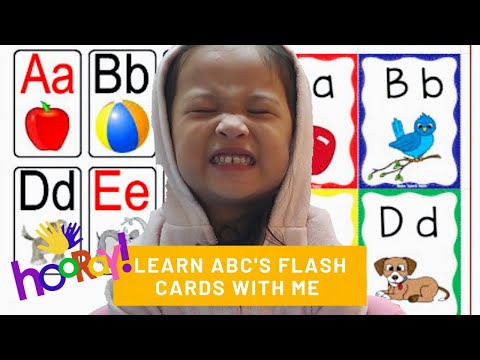 Toddler Kid Learning Flash Cards ABC's with Pictures