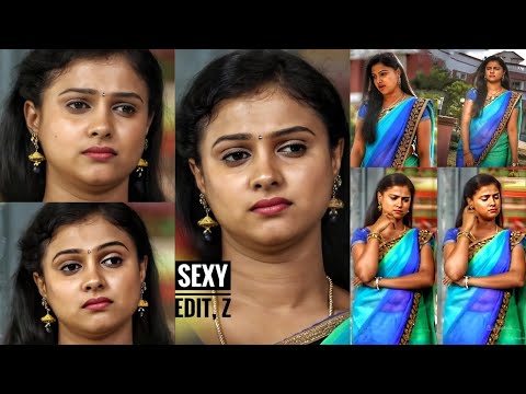 Kavitha Gowda hot saree nvel show / vertical edit🔥