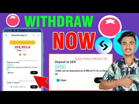 Tomarket Withdraw In Exchange | Toma Token Withdraw Full Process | Tomarket Withdraw In Bank