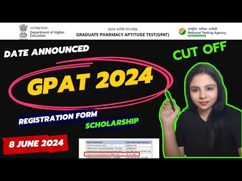 GPAT 2024 EXAM Date | GPAT 2024 Registration Form | GPAT Syllabus