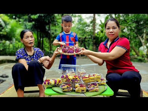 Magical Ingredients - Colorful Process Of Making Sticky Rice With Jackfruit | Ly Binh Ca