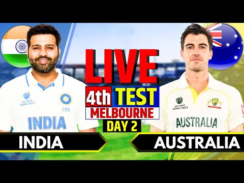 India vs Australia, 4th Test, Day 2 | IND vs AUS Live Match| Live Cricket Match Today, Last 30 Over