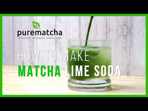 How to Make a Matcha Lime Soda with Sodastream Spirit