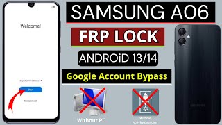 Samsung A06 Frp Bypass Without PC Android 13/14 | Samsung A06 Google Account Bypass