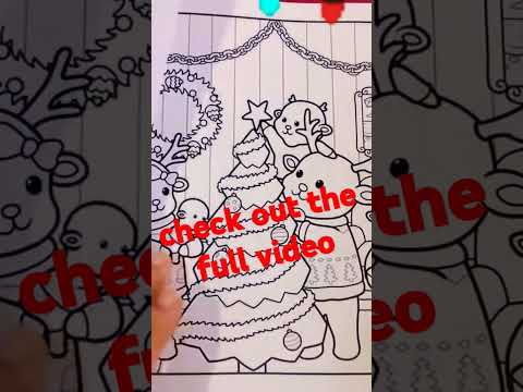 Cute Cozy  Family  Christmas book #flipthroughvideo #cozycoloring #christmascoloringbook