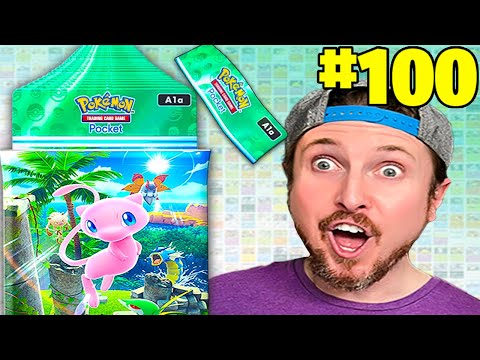 Complete the NEW Pokemon Pocket Set Before TIMES UP! (100+ Packs)