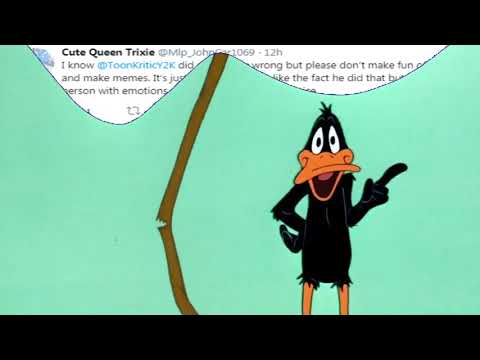 What daffy duck has to say to the toon situation