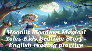 Moonlit Meadows Magical Tales-Kids Bedtime Story - English reading practice