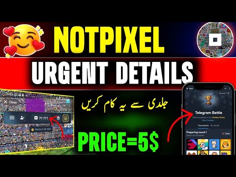 Notpixel Important Tournament Update || Notpixel Battle Program Details Explain| Notpixel New Update