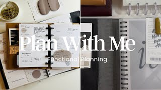 plan with me | functional planning + flip through