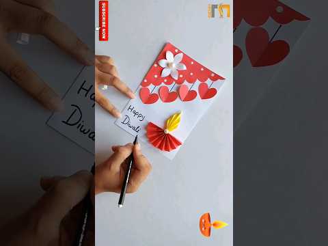 Diwali Greeting card handmade 2023 / #shorts #diwalicard2023