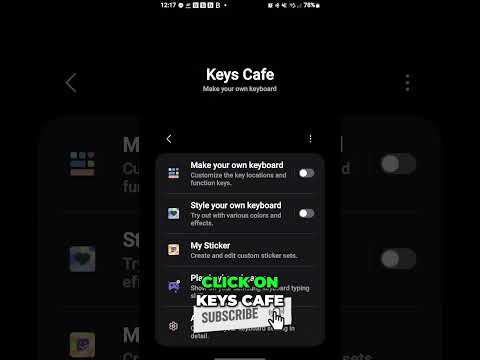 Transform Your Galaxy Keyboard with Good Lock & Keys Cafe