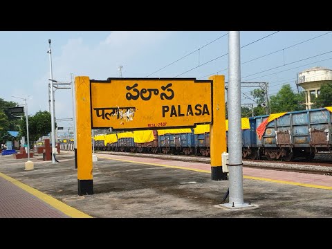 Palasa railway station Andhra Pradesh, Indian Railways Video in 4k ultra HD