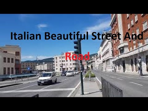 Italian Beautiful Street And Road