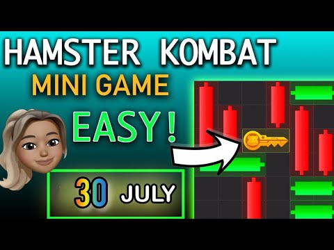 30 July Hamster Kombat Mini Puzzle Solved | Hamster Mini Game Key Claim | Mini Game Hamster 30 July