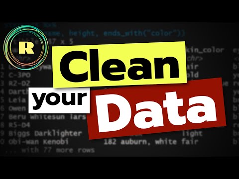 Clean your data with R.   R programming for beginners.