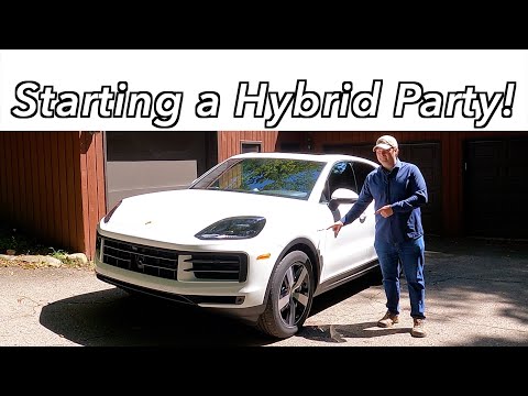 A Close Look at the 2024 Porsche Cayenne e-hybrid: Air Suspension, Staggered Wheels, and More!