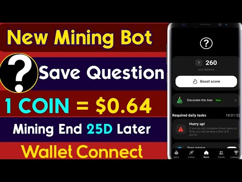 Save Question Airdrop | Save Questionbot | Save Question Listing date | Save Question wallet Connect