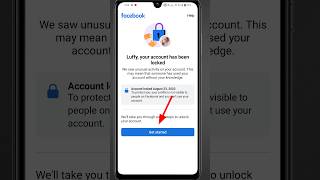 Your Account has been locked Facebok Unlock 100% 🥰#shortvideo