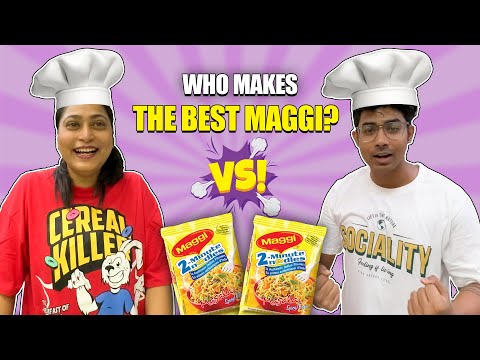 Who makes the Best MAGGI?🍜 | Cook Off Challenge🔥