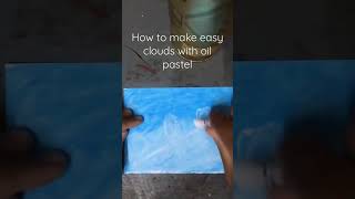 How to paint easy clouds #paintingshorts #drawingshorts #paintingchannel