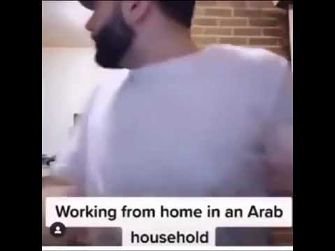 Working from home in Arab household