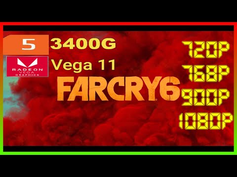 Far Cry 6 | Ryzen 5 3400G Vega 11 2x8 (2666MHz) 16GB RAM