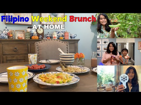 Filipino Brunch at Home 🌱🍳  Living in Los Angeles #pinoyfood