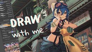 draw with me ✦ gaomon wh851 unboxing & review 【CLIP STUDIO PAINT】