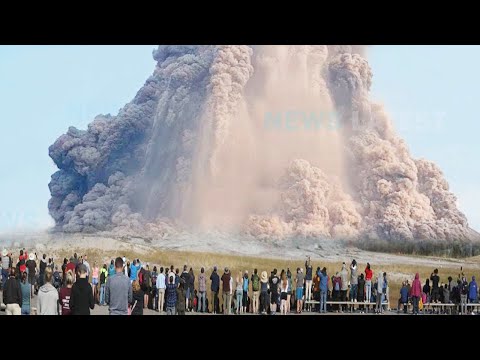 Horrible Today: Yellowstone Volcano Erupts with Deadly Force, Impact Spreads Through The World