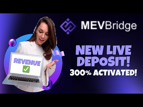 Real Blockchain Earnings & Instant Withdrawals 🏆 My New 300% MEVBridge Plan Activation 📈🎯