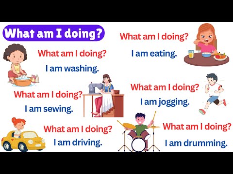 What am I doing? | 100 Actions For Beginners | Daily Use English Question Answers | Learn English