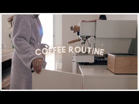 snow day morning coffee routine | silent vlog