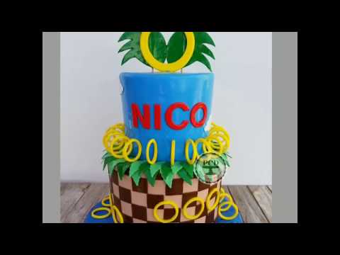 Sonic the Hedgehog Theme Cake