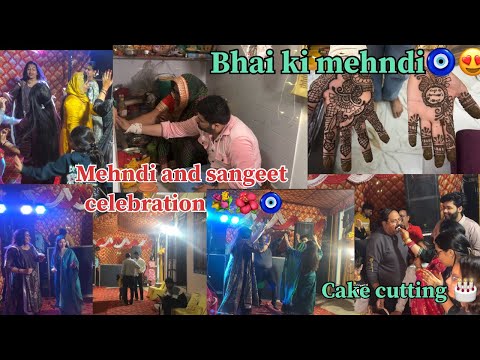 Mehndi and sangeet function 🌷🌺🧿 | khub dance kiya 😍❤️ || Jaatnithisside