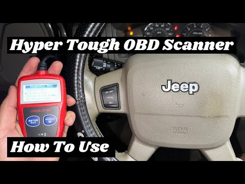 Hyper Tough HT309 OBD2 Code Reader - How to Use - Check Engine Light