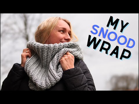 How to Crochet a SNOOD Wrap | EASY Crochet Tutorial