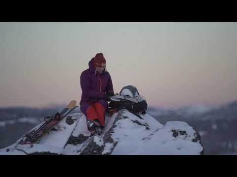 Amie Engerbretson's Early Morning Ski with Stanley.