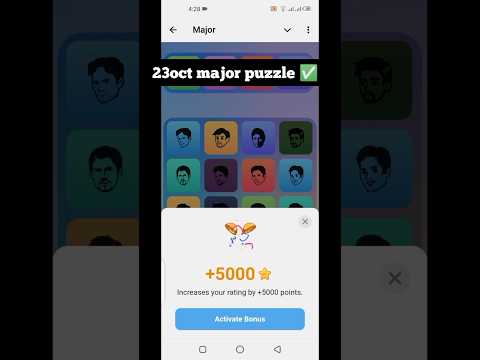 Major durov puzzle 23oct #airdrop #crypto #major