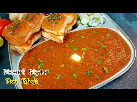 Pav Bhaji Recipe | Street Style Pav Bhaji