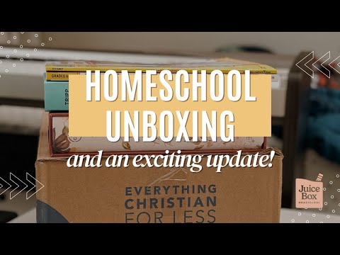 UNBOX HOMESCHOOL RESOURCES + A VERY SPECIAL ANNOUNCEMENT!